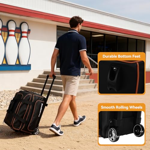 DAUSROOB 2 Ball Bowling Bag