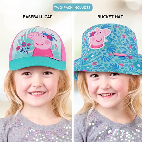 Hasbro Girls Bucket Hat & Baseball Cap, Peppa Pig Toddler Sun Hat For Ages 2-4 #TOP1