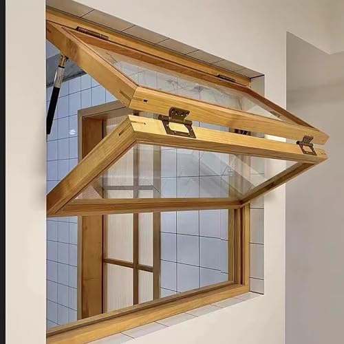 Fenêtre pliante pour poulailler et cabane - Ventilation et cadre stable