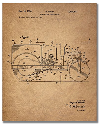 Construction Trucks Patent Prints - Set Of 6 Vintage Vehicle 8X10 Photos #TOP6