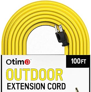 Otimo 100 ft 14/3 Outdoor Heavy Duty Extension Cord - 3 Prong Extension