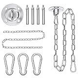 Garpans Hammock Hanging Kit with 2 Ways of Ceiling Suspension Heavy Duty Hammock Hook Kit for Swings