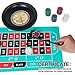 GOTHINK Roulette Wheel Game Set, Includes 10-inch Gambling Wheel, 200 Chips, Rake, 2Balls and Texas Hold’em Poker, Perfect for Parties and Holidays, Get for a Fun Casino Night!