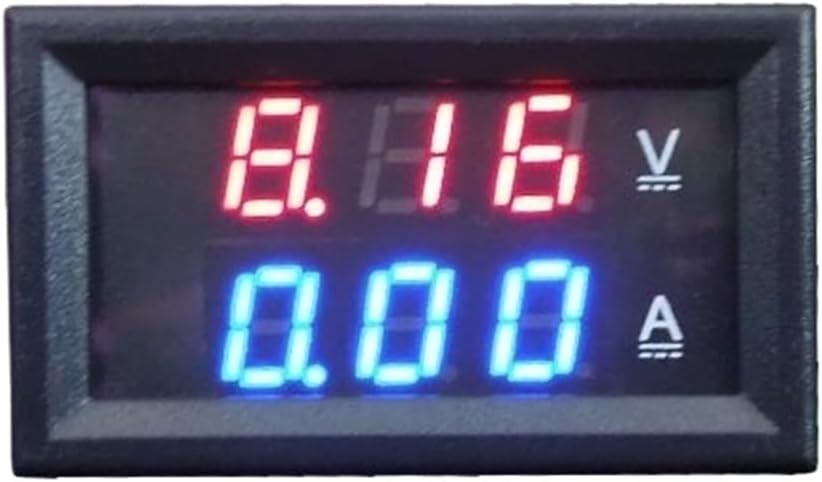 1PCS DC 3.5-30V 100A LED Digital Voltmeter Three-Wire(Red-Blue)