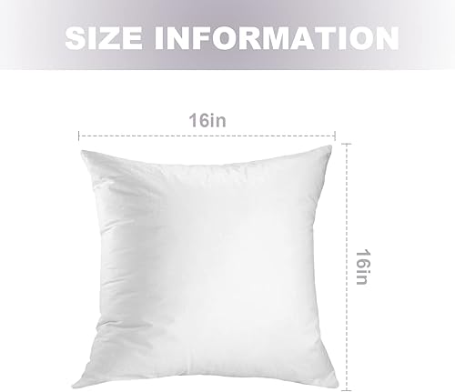 Miniatura 8 de BaoNews Juego de 2 cojines de 12 x 20 pulgadas, relleno alternativo de plumón de poliéster suave para fundas de almohada decorativas, lavables a