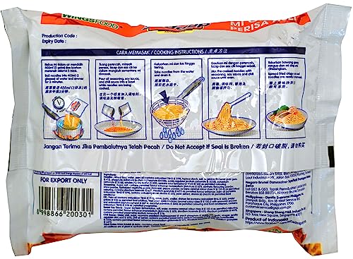 Image of Mi Sedaap GORENG (10 x 90g) & Korean (10 x 87g) Instant Noodles Halal