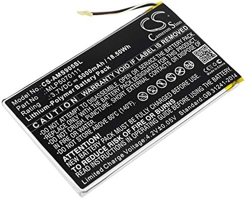 EstryBattery Replacement for Autel MS905 MP808TS MaxiDAS DS808 Scanner MK808TS MY905 MS906CV DS808 IM508 MaxiDAS DS808K Scanner MS906 DS808K MaxiIM IM508 Scanner MK808BT MP808 MLP5070111