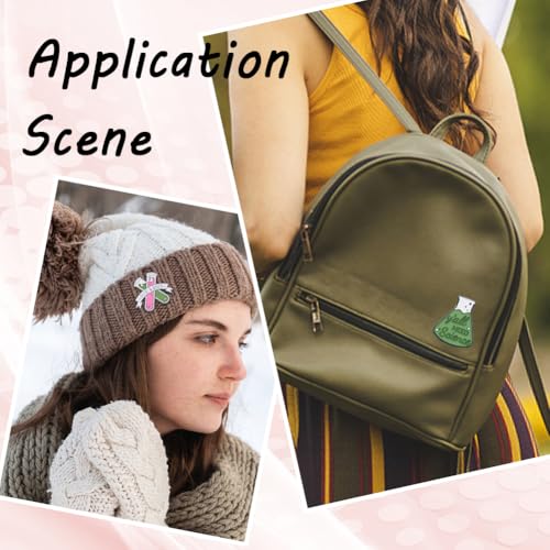 Image of SUNNYCLUE 1 Box 8Pcs Enamel Science Pins Science Lapel Pins Enamel Kawaii Brooch Cute Cartoon Back to School Lapel for Backpacks Laboratory Women Men Graduation Gift Clothes Decor