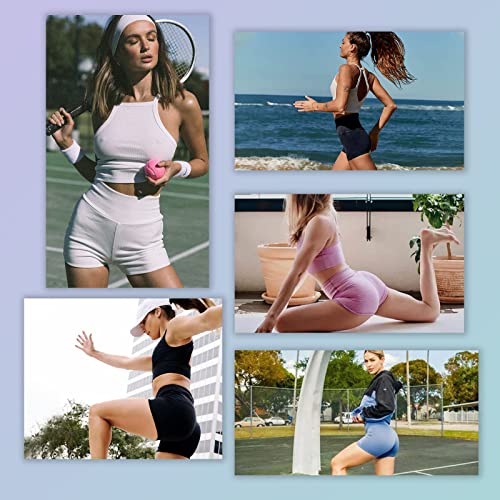 Syrinx 3 Pack Spandex Shorts Women-High Waist Booty Shorts For Women 3 Inches Soft Dance Running Athletic Shorts #TOP3