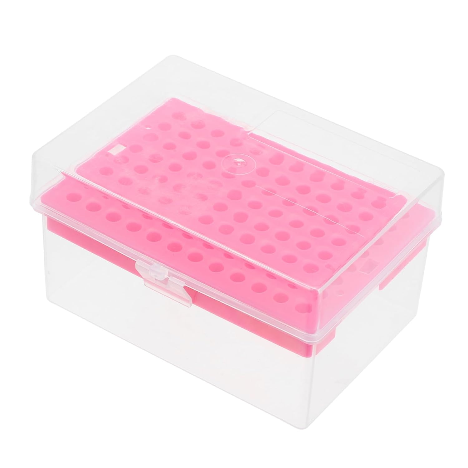 Cabilock Laboratory Pipette Tips Box Plastic Storage Container with Transparent Lid Design for Organized Access and Versatile Lab Use for Scientific Research and Storage