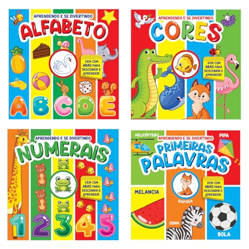 Coleção Aprendendo e se Divertindo – Kit com 4 livros:
