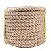 LZ.MZXU Jute Rope 10M/15M/20M String Garden Twine for Outdoor Use, Decorating，DIY Arts Bundling Crafts