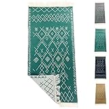 🌈[Langlebige Farbbeständigkeit] Unsere Teppiche sind mit der anspruchsvollen Jacquard Webtechnik verarbeitet. Diese Methode erhöht im Gegensatz zu den günstigen Herstellungsverfahren (z.B. Drucktechnik) die Farbechtheit unserer Teppiche und verleiht eine edle und mondäne Optik.