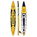 KOHALA Tavola da Paddle Surf Thunder Race Colore Giallo - Tipo Race - Capacità massima 170 kg - Pinne 1 di Sistema Usbox