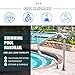 ZWLI Pool Grab Rail Swimming Pool Handrail Stair Rail, 31.4'' x 31.4'' Stainless Steel Pool Railings for Inground Pools or Steps, Pool Hand Rail with All Accessories Safety Products