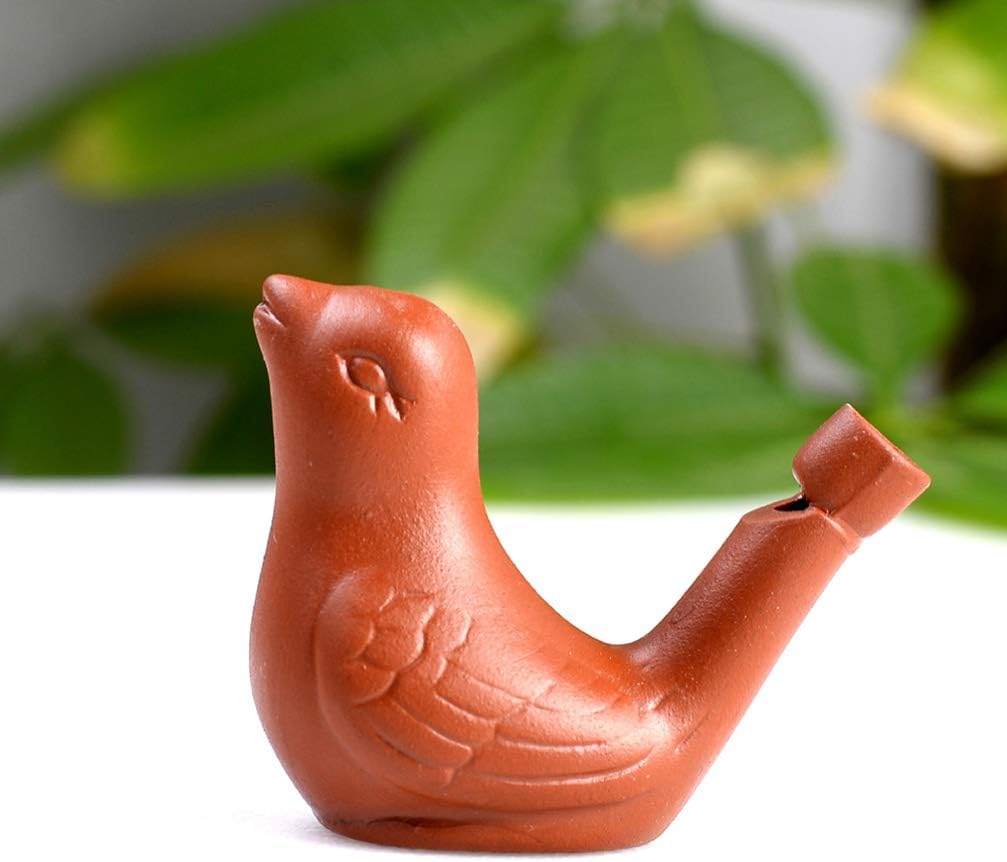 NUOBESTY 2pcs Bird Water Warbler Whistles Bird Call Toy Noisemaker Toys Kids Birthday Party Favors Gifts : Toys & Games