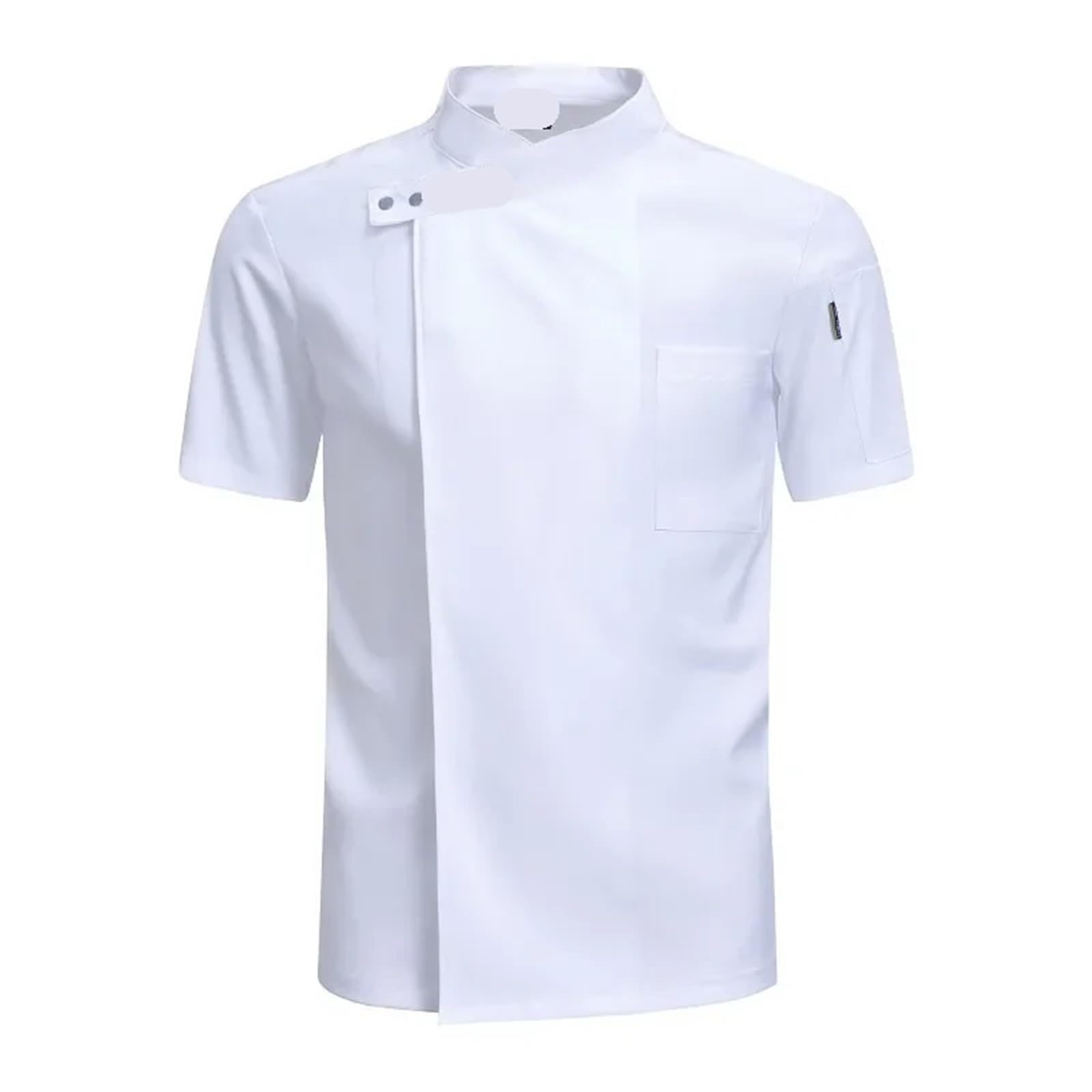 Divisa da Cuoco Servizi di ristorazione, Cucina, Abbigliamento da Cucina, Giacca da Cuoco, Camicia Traspirante, Uniforme da Chef, Tuta da Cameriere per Chef(White,L)