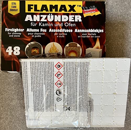 8x 48er Pack Kohlenanzünder + 1 GRATIS STURMFEUERZEUG! Anzündwürfel Grillanzünder Kaminanzünder Ofenanzünder (gesamt 384… - Image 6