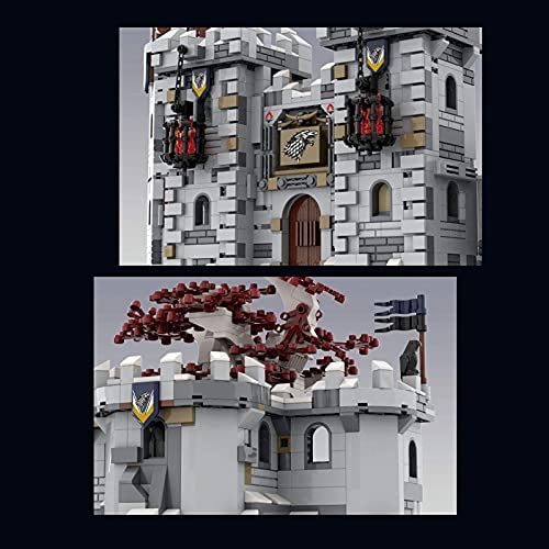 sookin Bausteine Architektur Modell, 2217 Klemmbausteine Architektur Baustein Modell Winterfell Custom Bauspiel, Modular… – Bild 6
