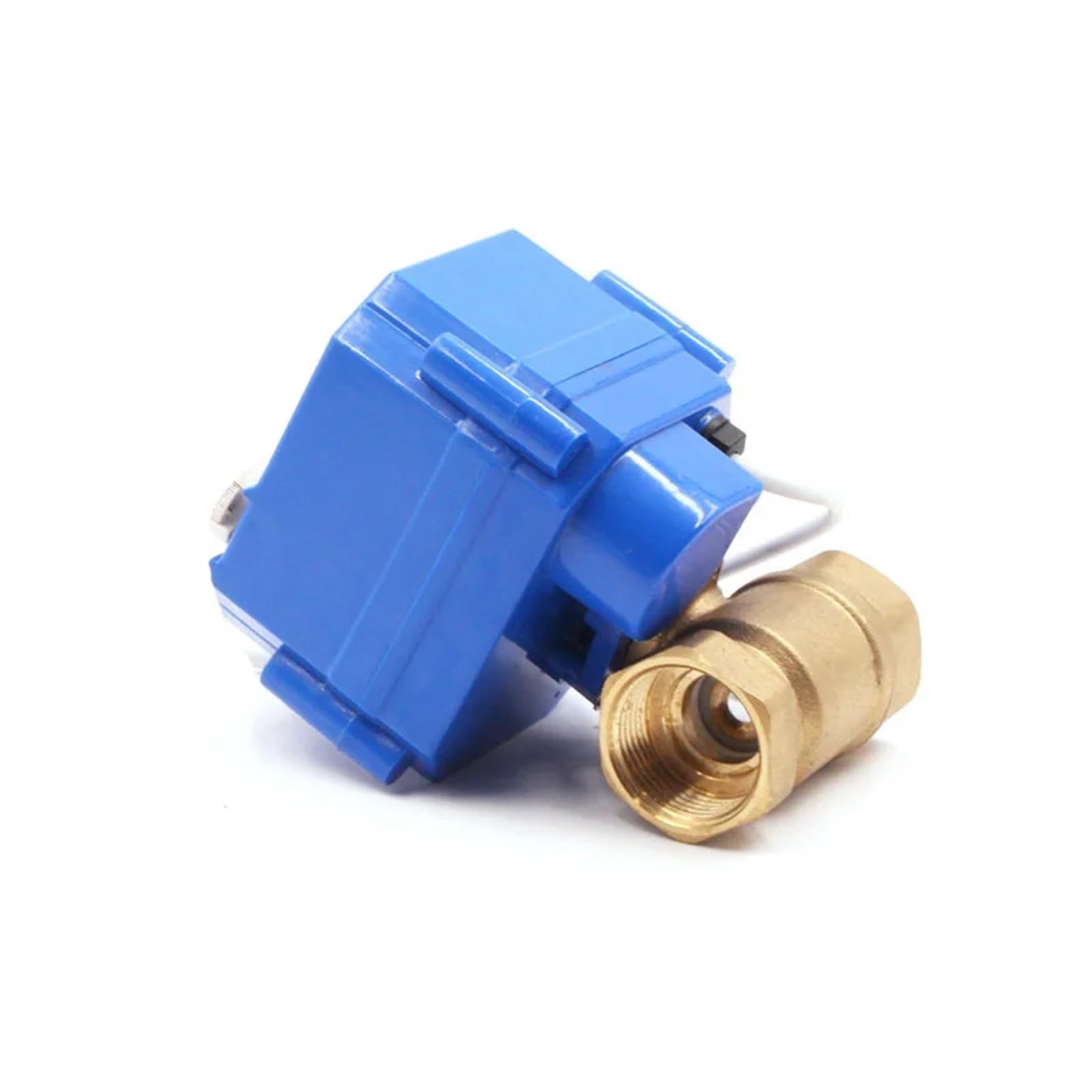 DN8 DN15 DN20 DN25 zawór kulowy mosiądz 2-drożny 2/3-przewodowy siłownik z przełącznikiem ręcznym AC220V DC24V DC12V ADC9-24V (1, ADC9-24V_CR04)