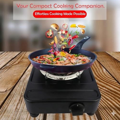 Image of 2000W Infrared Cooktop Hot Plate | Button Control | Overheat Protection | 3 Preset Modes Quick Fry & Soup