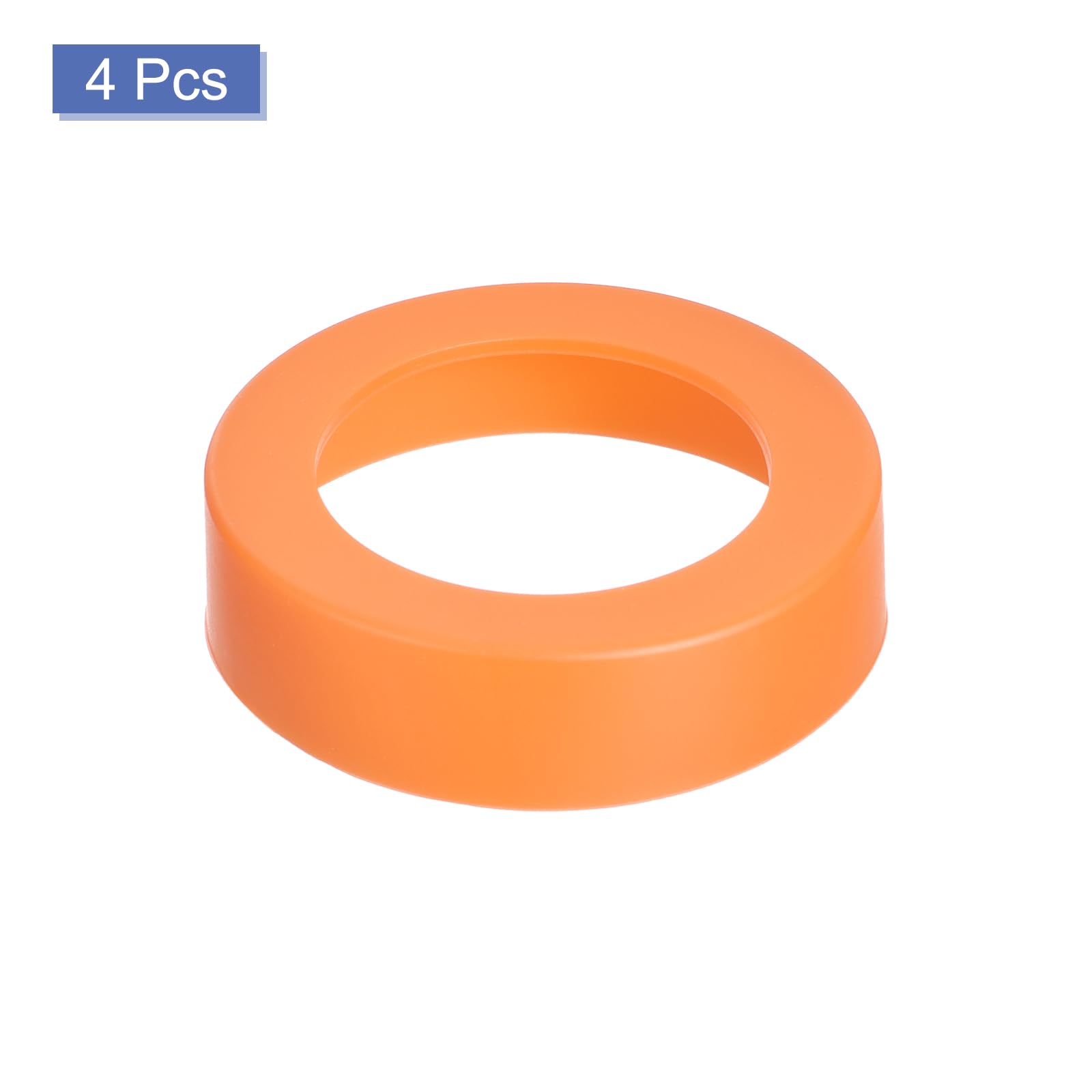Housses Silicone Bouteille Sourcing Map 4 Pcs Housse Protection Bouteille Eau Silicone Transparent Antidérapant 65mm