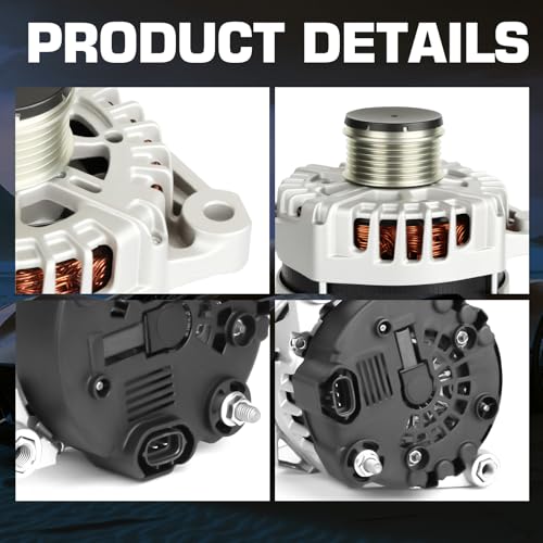 11710N 150Amp Alternator for Hyundai Santa Fe 2013-2016,for Kia Optima 2014-2015,for Kia Optima 2014-2015,for Kia Sorento 2012-2014 Replace#OE 11710, 373002G800, 37300-2G800, 373002G850, 37300-2G850 by KERBIY - Used condition - Image 8