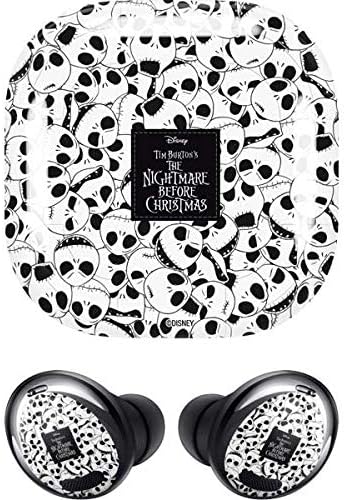 Skinit Decal Audio Skin Compatible with Galaxy Buds Pro - Officially Licensed Disney The Nightmare Before Christmas Jack Skellington Pattern Design