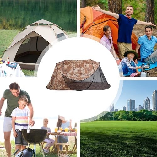 Mosquitera plegable de verano con protección solar y bolsa para 2-3 personas 5