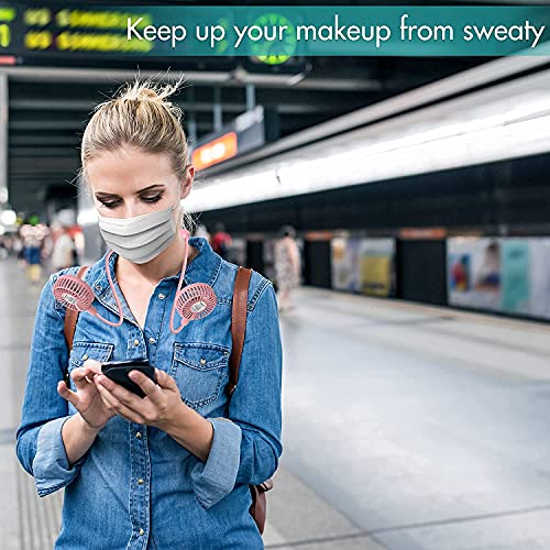 Nekventilator 5200mAh draagbare nekband ventilator oplaadbare 4-speed hands-free fans persoonlijke draagbare mini-fan… - Image 8