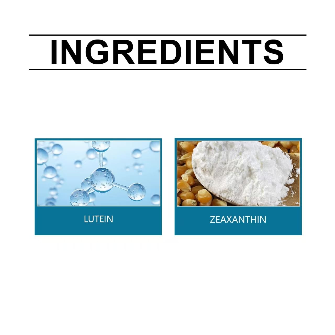 Vitamines pour les yeux - Lutéine avec zéaxanthine, pour adultes et seniors,2PCS