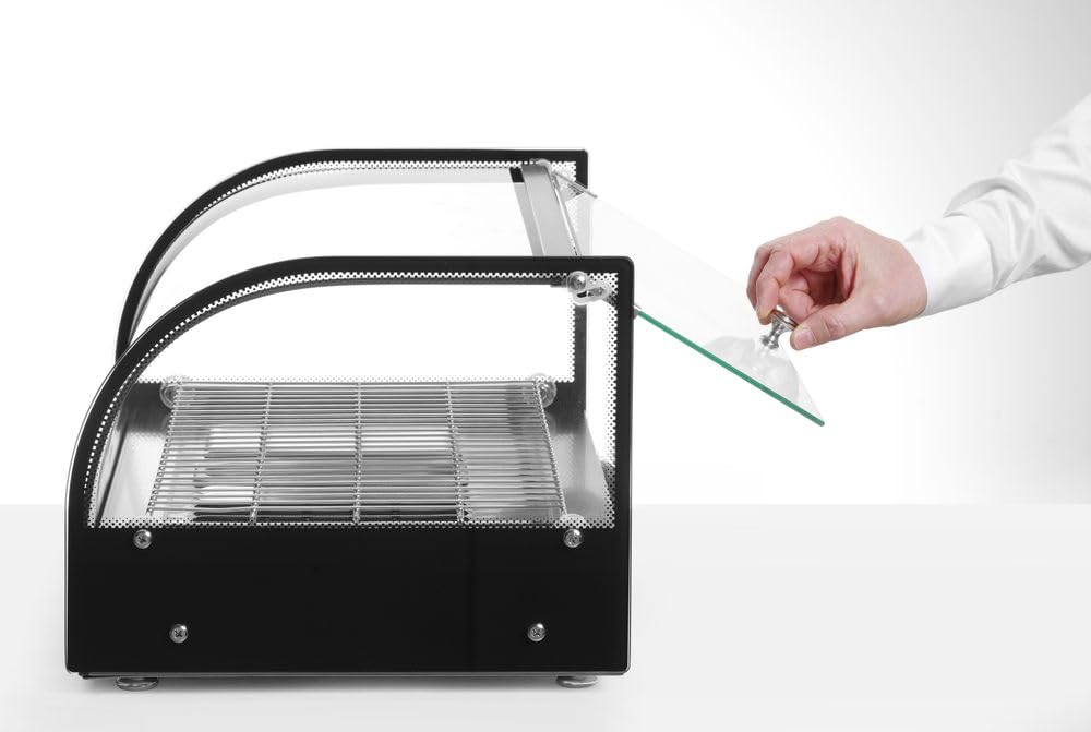 HENDI Expositor de calentamiento de un nivel - un nivel - 230V / 400W - 554x376x(H)311 mm