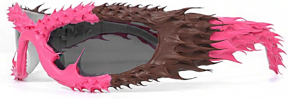 Handmade Drop Glue Special-Shaped Sunglasses Men Style Sunglass Cool Goggle Shades For Male
