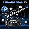 GOOZEEZOO Si4732 V3.2 Mini Radio Pocket Radio Mode: AM/FM/LSB/USB/CW/RTTY All Band Radio Receiver 800mAh Battery for Outdoor Adventures, Travel, and Daily Use(Built-in RTTY & CW Decoding)