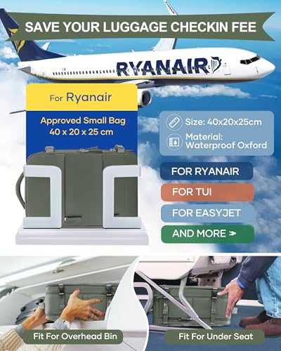 Miniatura 2 de Szlx Mochila Viaje Cabina Avion 40x20x25 Mujer Ryanair Mochila Equipaje De Mano 40x20x25 Ryanair Maletas De Viaje Cabina 20l Mochila De Viaje Hombre Mochila Portatil 14 Pulgadas Impermeable