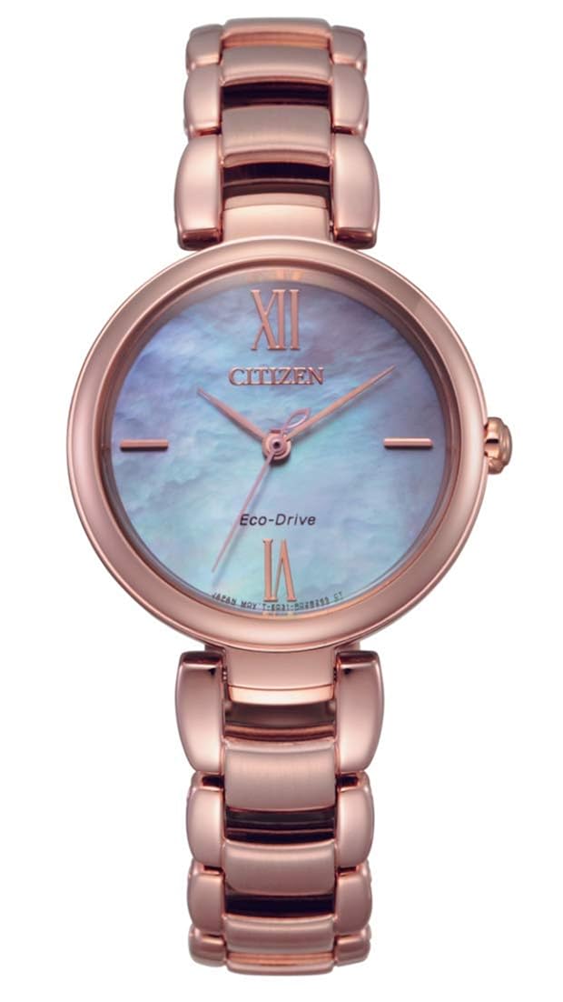 Buy CITIZEN Eco-Drive L Analog Mother of Pearl Dial Women's  Watch-EM0532-85D at Amazon.in