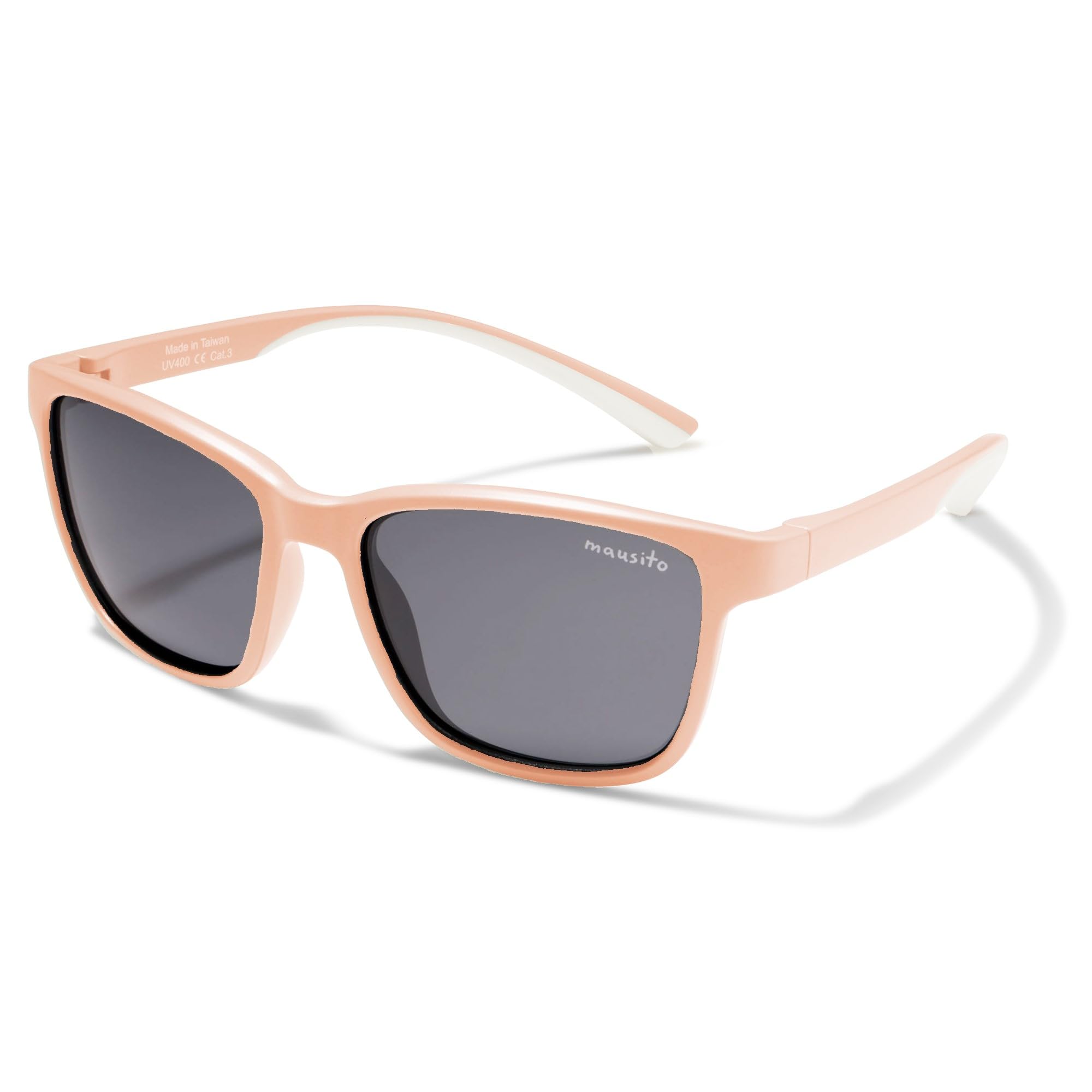 Mausito Lunettes de soleil enfant (3-6/6-9/9-14 ans) UV400 & verres catégorie 3 | Branches flexibles & légères en TPEE et polycarbonate | Design européen