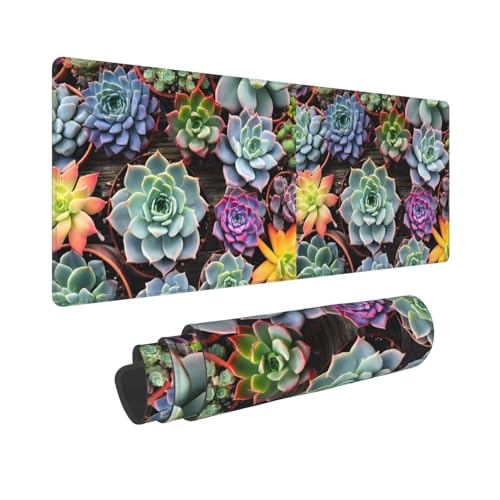 Tapis de souris de jeu grand format antidérapant pour clavier et accessoires de bureau