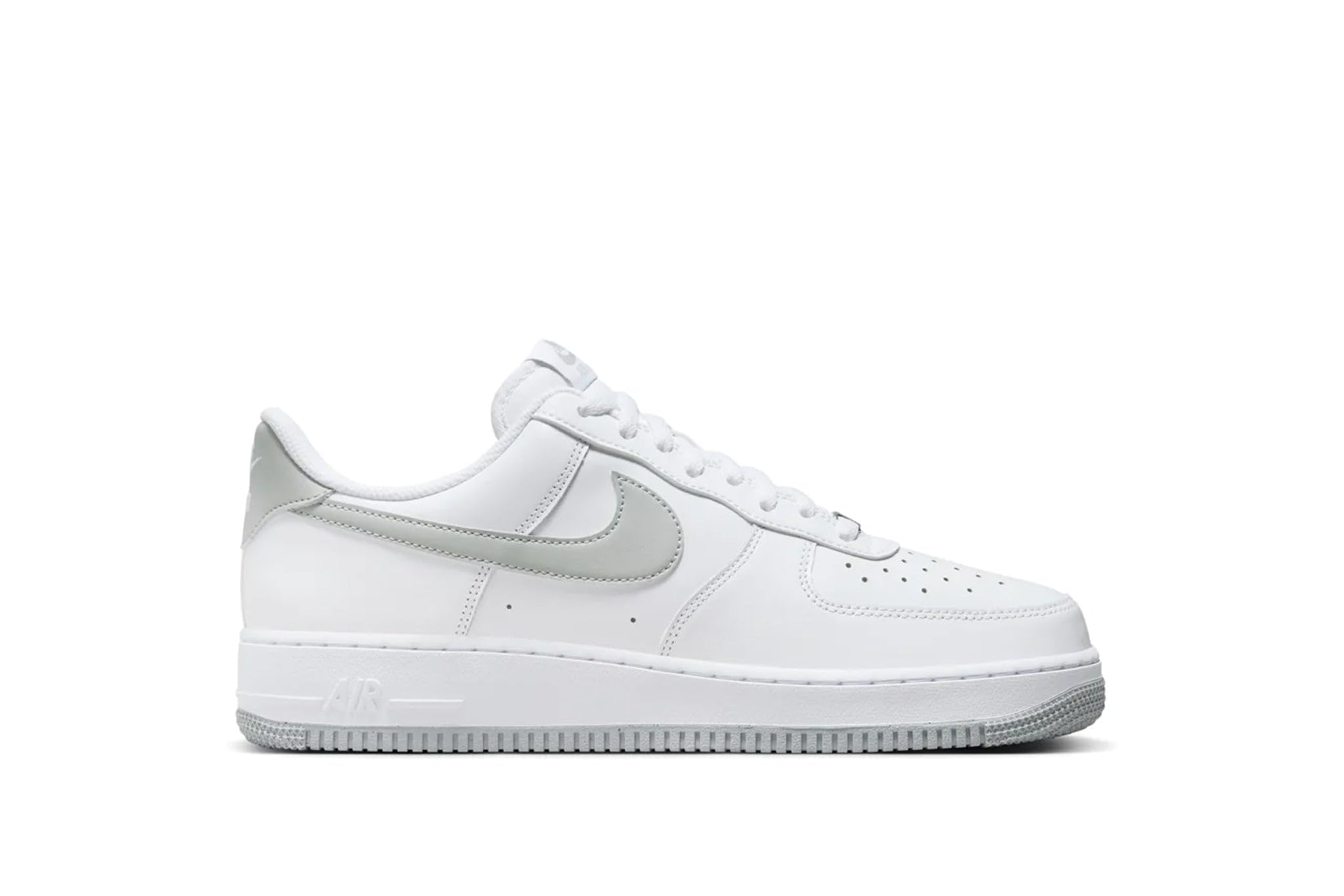 NIKE Air Force 1 '07 - Zapatillas para hombre (FJ4146-100, blanco/LT Smoke Grey-White)