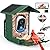 PeckCam® Bird Feeder with Camera Solar Powered, AI Identify & Auto Capture, 2K HD Live Video Smart Bird Feeder Camera Instant Notifications in Backyard, Gift for Bird Lovers