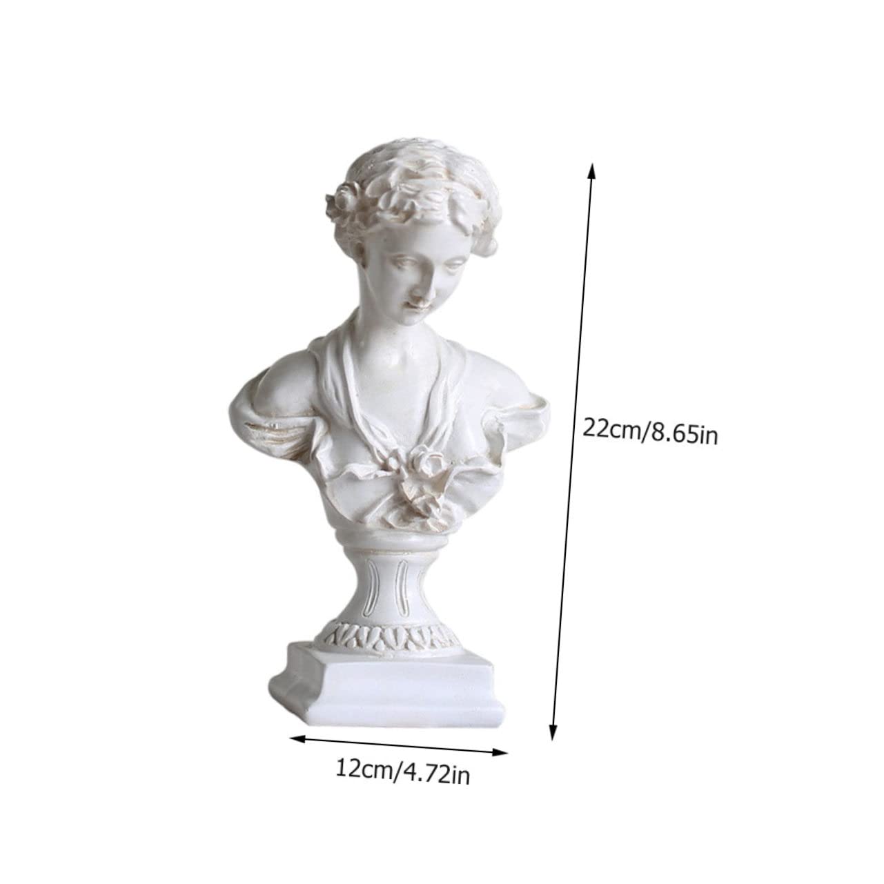 CORHAD Bust Statue Resin Craft Decor Mini European Style Resin Sculpture Adornment for Home Decor