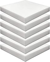 Vista 10 de Foamma 1 paquete de espuma de tapicería de alta densidad de 2 x 16 x 16 pulgadas, cojín cuadrado de espuma para sillas de comedor, reemplazo