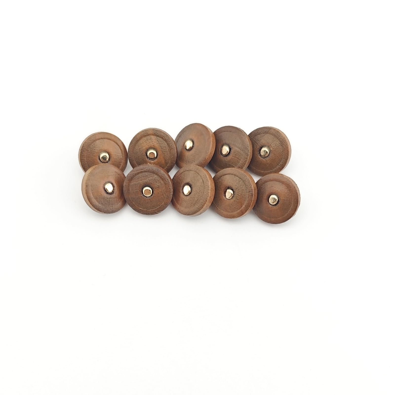 Boutons en bois pour cardigans marron rustique couture gilet laine