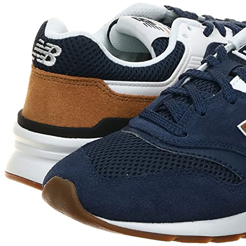 New Balance New Balance Men's 997H V1 Sneaker, Nb Navy/Tobacco, 4 M
