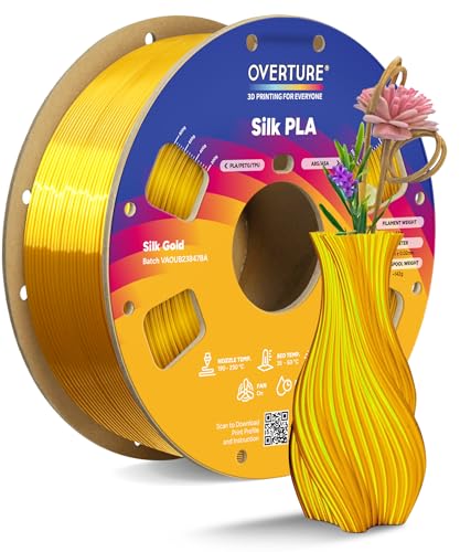 Filament OVERTURE PLA Złoty Jedwabny (GOLD SILK)