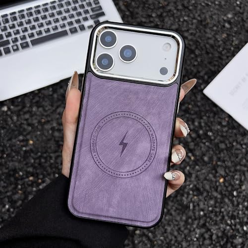 Étui de chargement magnétique en cuir pour iPhone 17 Air idéal au quotidien