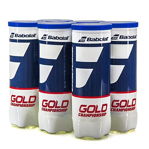 Bola de Tênis Babolat Gold Championship Pack com 6 Tubos