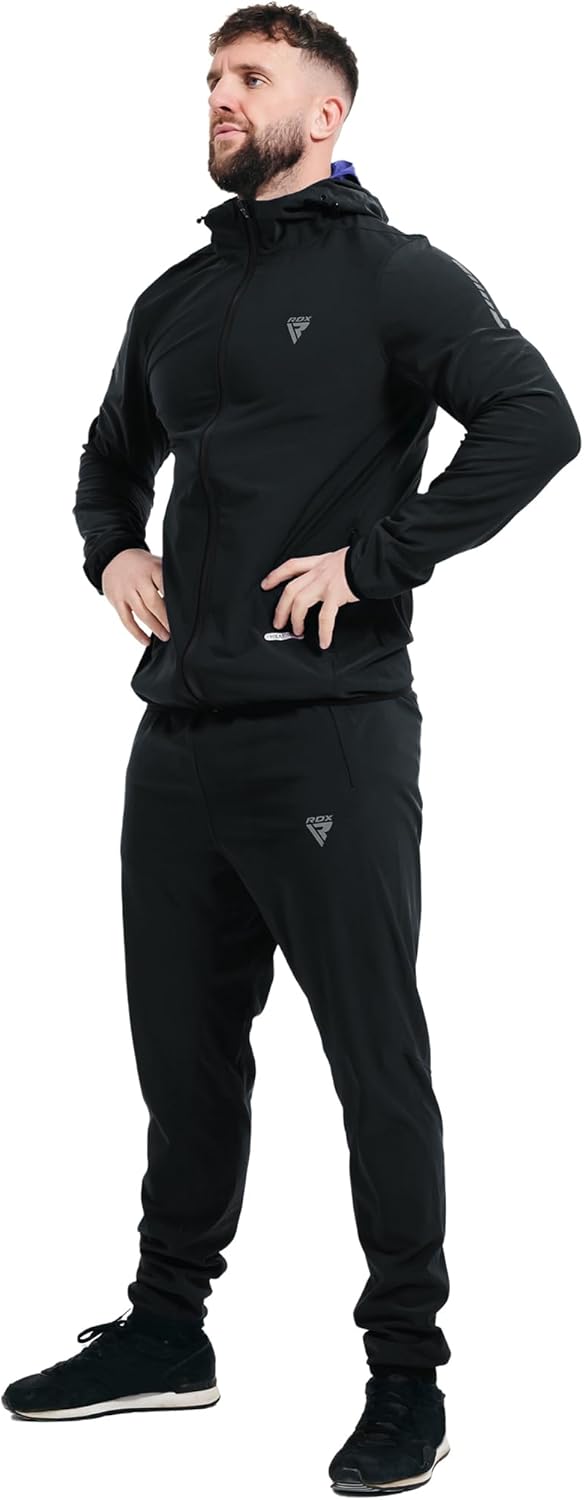 RDX Sauna Suit, REACH Compliant OEKO TEX 100 Certified, Full Body Sweat Heat Suit with Hood