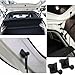 Liizoo Cargo Cover Fits for 2024 Nissan Kicks 2017 2018 2019 2020 2021 2022 2023 Trunk Shielding Shade Accessories, Black (fits for 2025 Nissan Kicks Play, not for 2025 Nissan Kicks)