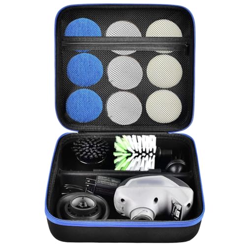 PAIYULE Case for Dremel Versa Power Scrubber Kit Cleaning Tool PC10-07/ PC360-5 Grout Brush Bathroom Shower Scrub Kitchen & Bathtub Cleaner Holder for More Kinds Spin Scrubbers Sponge Pads(Box Only)